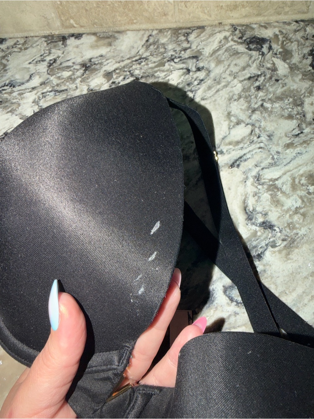 Victoria's Secret perfect coverage Black Bra with Gold Accent - Picture 4 of 6
